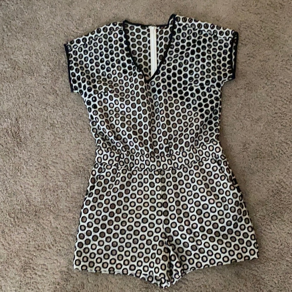 Jcrew punched out eyelet romper